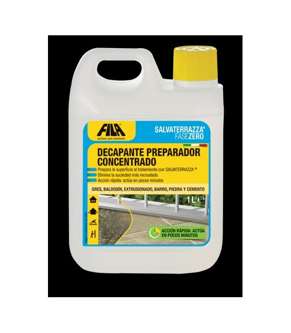 SALVATERRAZZAS FASE CERO innovador decapante reparador concentrado.