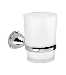 GEDY GE101300100 Portacepillos Genziana Cromo