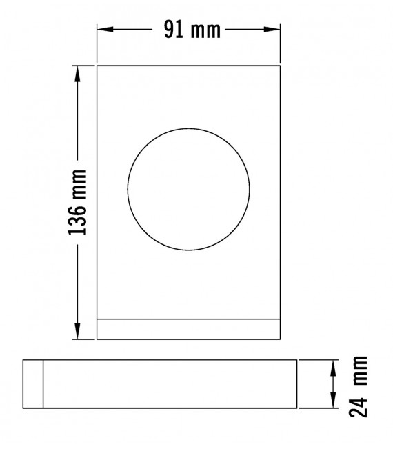 MEDICLINICS AI0920CS Dispensador de bolsas higiénicas Inox mate