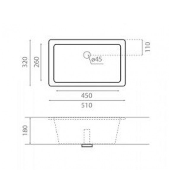 TORINO Lavabo Bajo Encimera