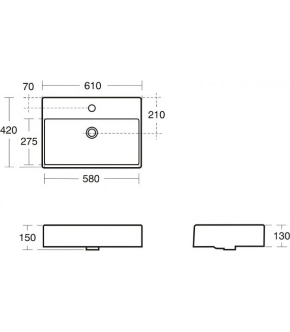 Strada Lavabo 60 cm A Mueble