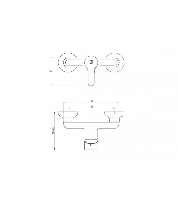 GALINDO 2143000 ZIP Grifo Grupo Ducha Con Accesorios