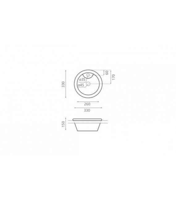 DUBLIN lavabo de encastre THE BATHCO