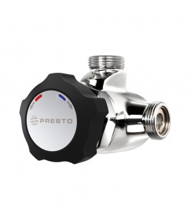 PRESTO ALPA 80 Grifo Temporizado Ducha Mezclador Sin Válvula Vaciado