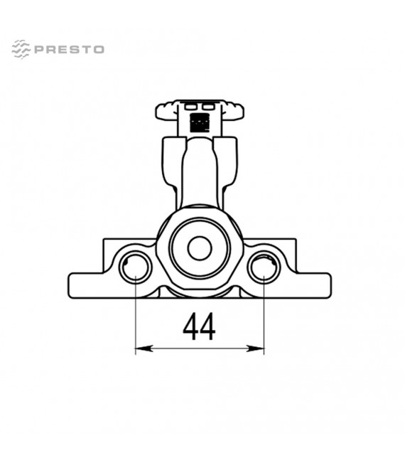 PRESTO 570 Grifo Pedal No Temporizado