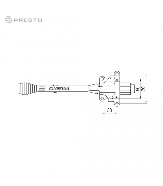 PRESTO 570 Grifo Pedal No Temporizado