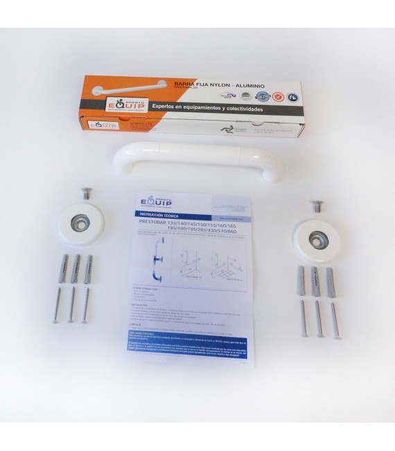 PRESTO 430 Barra Recta Nylon Blanco