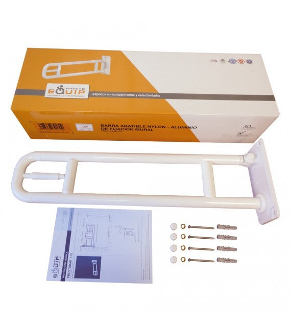 PRESTOBAR 170 Barra Abatible 800 Nylon Blanco