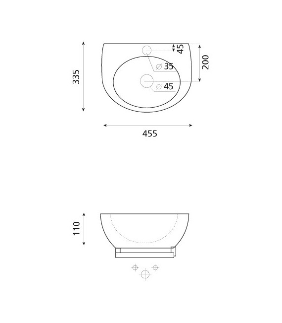 ALHAMBRA Lavabo Con Toallero