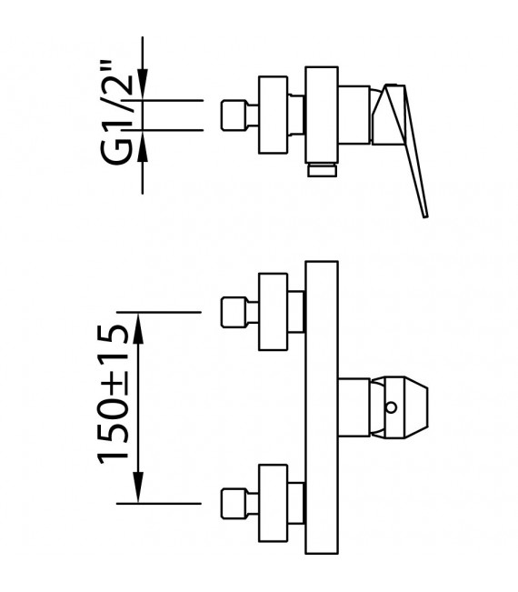 VERTU Grifo DUCHA CLEVER 99436