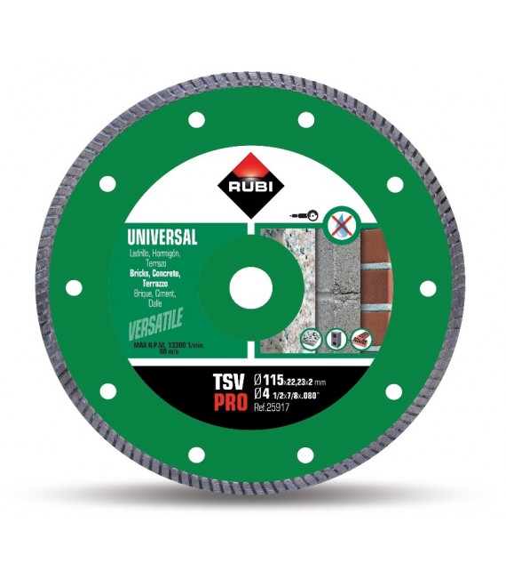 TSV 115 PRO DIAMANTE GENERAL OBRA TURBO