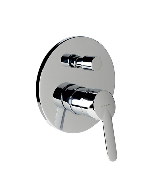 CLEVER 98740 Griferia De Ducha Empotrar 2 Vias Iclever S12 Urban