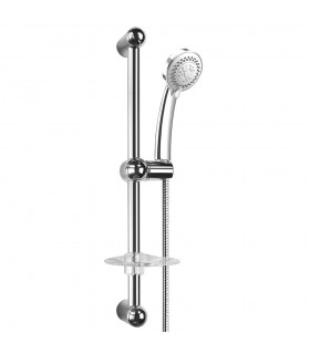 CLEVER 97985 Conjunto Barra Ducha Abs Ø25X600 3F Baikal