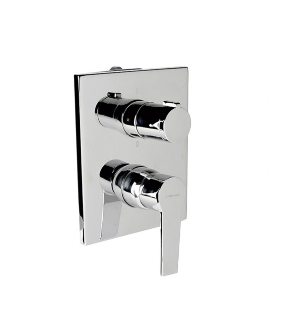 CLEVER 98749 Griferia De Ducha Empotrada . 3-4 Vias Iclever Ec2 Artic Xtreme.