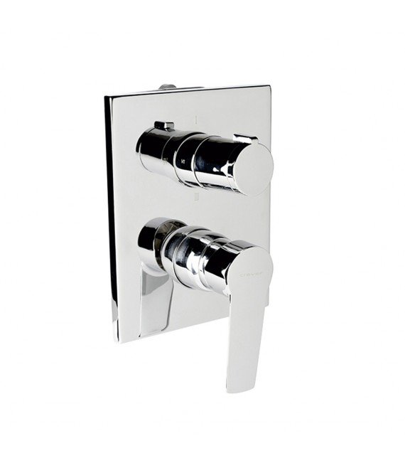 CLEVER 98748 Griferia De Ducha Empotrada. 3-4 Vias Iclever Ec2 Agora Elegance.