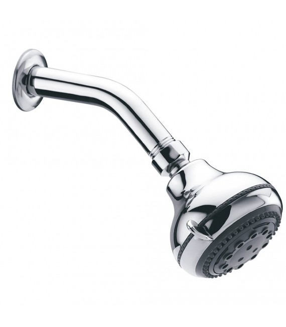 CLEVER 96141 Conjunto Brazo Rociador Ducha Mural Ø80 3F Zanzibar