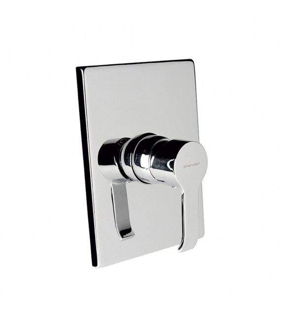 CLEVER 98718 Griferia De Ducha Empotrar 1 Via Iclever Ec2 Caiman Xtreme.