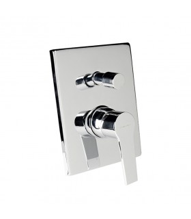 CLEVER 98736 Griferia De Ducha Empotrar 2 Vias Iclever Ec2 Artic Xtreme.