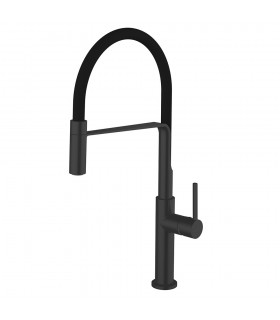 CLEVER 60146 Monomando Fregadero Negro Chef Slim