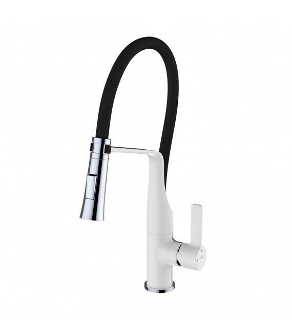 CLEVER 99733 Monomando Fregadero Ec3 Chef 6 Blanco