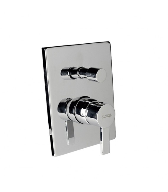 CLEVER 98729 Griferia De Ducha Empotrar 2 Vias Iclever Ec2 Bimini.