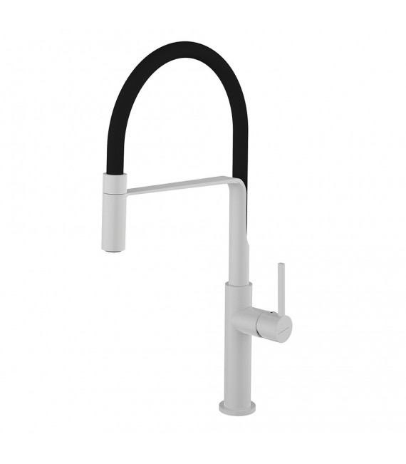 CLEVER 60145 Monomando Fregadero Blanco Chef Slim