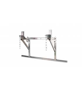RUBI 88523 Soporte Fijo Andamio Galvanizado Para Bajante Obra