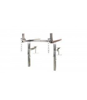 RUBI 88522 Soporte Fijo Galvanizado Para Bajante Obra
