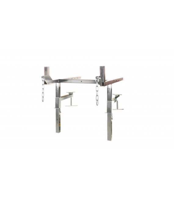 RUBI 88522 Soporte Fijo Galvanizado Para Bajante Obra