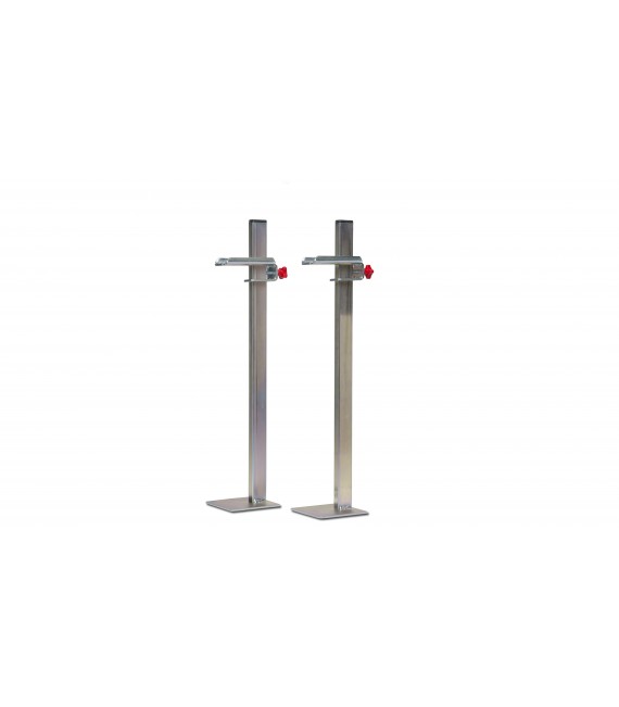 RUBI 60998 Juego Soportes Regla 50 Cm.