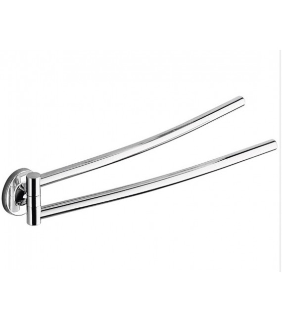 GEDY 42231300100 Toallero 2 Barras Giratorias 35 cm. Vermont