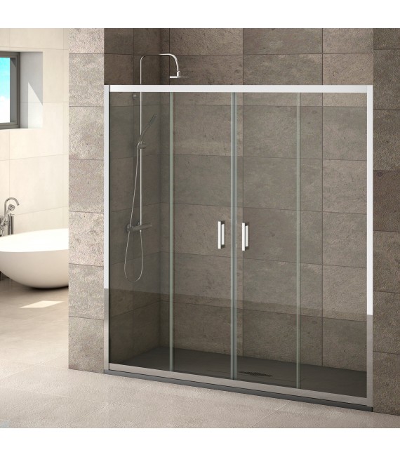 SINTRA FRONTAL DE DUCHA 2 FIJOS + 2 PUERTAS CORREDERAS