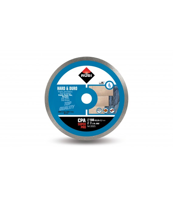 RUBI 30925 CPA-180 SUPERPRO Disco Diamante Material Duro Continuo