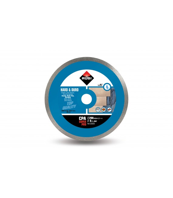 RUBI 30926 CPA-200 SUPERPRO Disco Diamante Material Duro Continuo