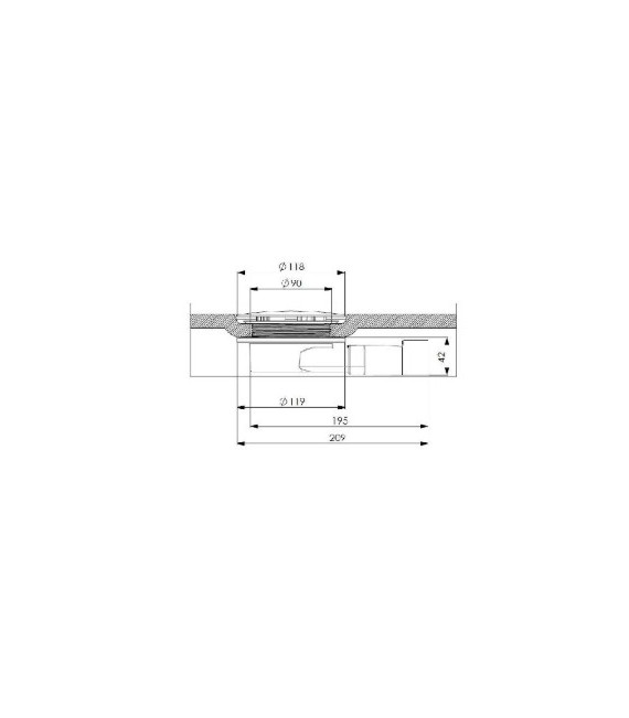 SFA SANISHOWER FLAT MODELO 0101001