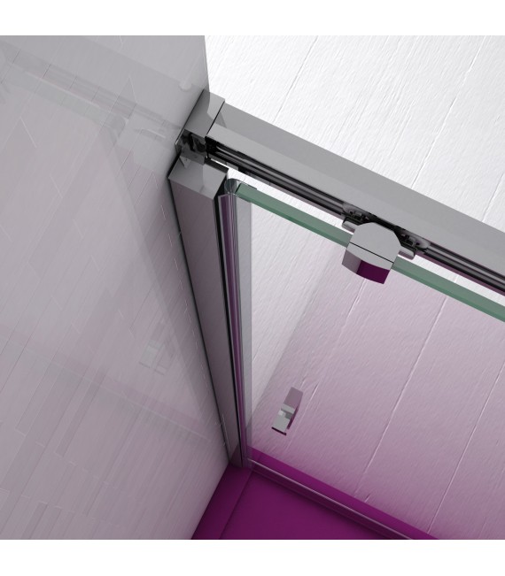 COLUMBIA MAMPARA DE DUCHA RECTANGULAR CON LATERAL FIJO