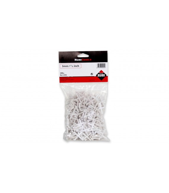 RUBI 02902 Crucetas Para Juntas 3 Mm. (B-200 U.)
