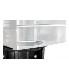 RUBI 88811 Bajante Goma Con Boca Inicial Metálica Rubchute