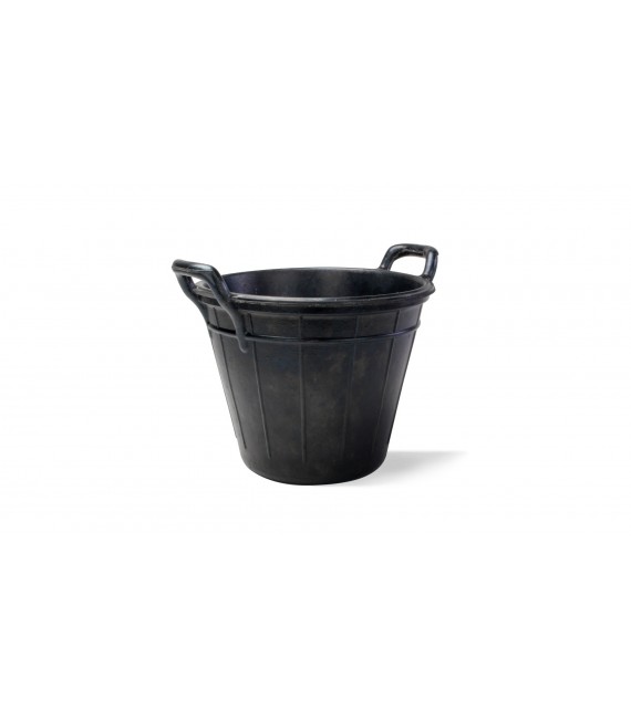 RUBI 88906 Cubo Goma Canario Asa Plástico Rubberbuck (18 L.)