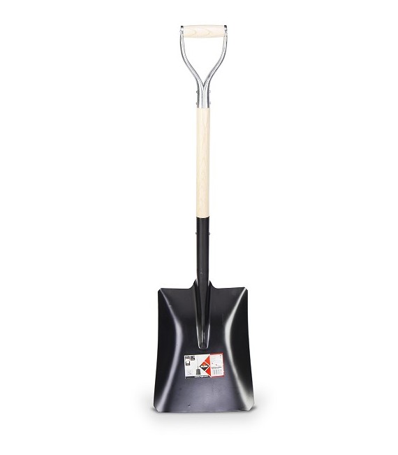 RUBI 82960 Pala Cuadrada Mango Anilla Madera