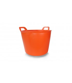 RUBI 88724 Capazo Plástico Naranja Nº3 Flextub (40 L.)