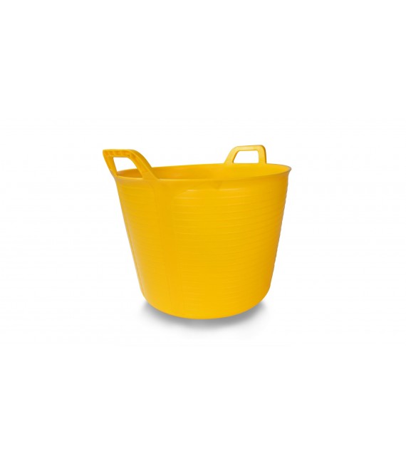 RUBI 88720 Capazo Plástico Amarillo Nº3 Flextub (40 L.)