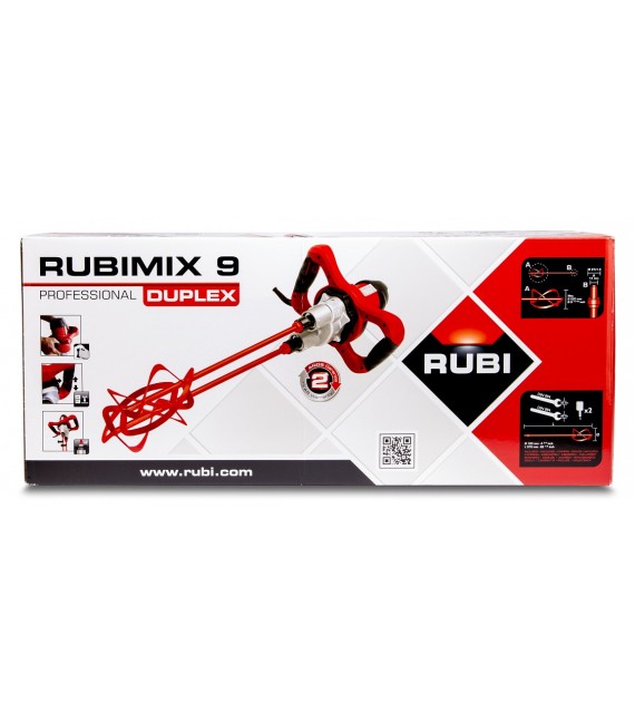 RUBI 25943 RUBIMIX-9 DUPLEX Mezclador Eléctrico 230v 50-60Hz