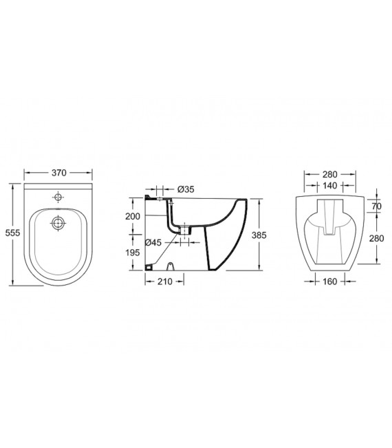 VALADARES NAUTILUS BIDÉ BLANCO