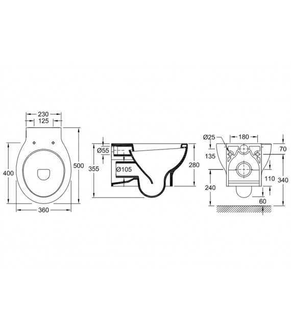 VALADARES DURIUS INODORO SUSPENDIDO