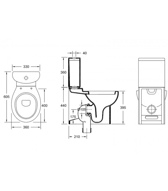 VALADARES DURIUS INODORO COMPACTO