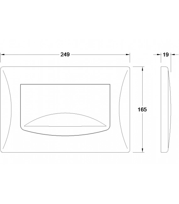 VALADARES Pulsador Junior Para Cisterna Empotrada