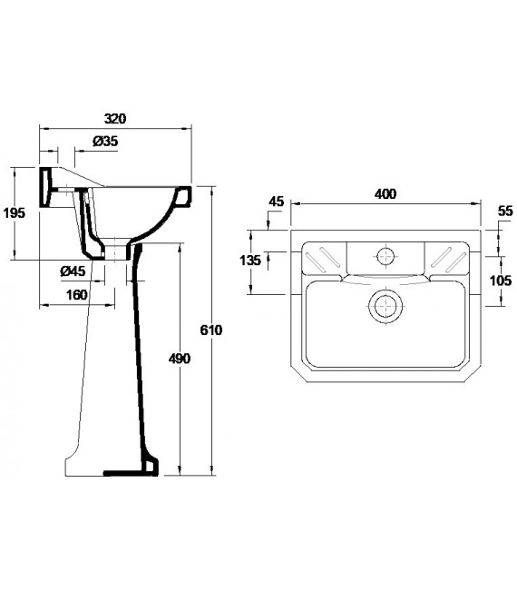 VALADARES Lavabo Infantil