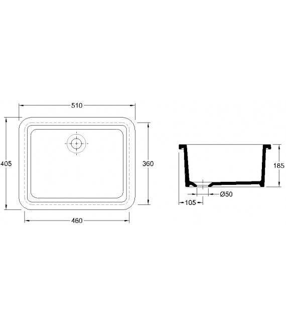 VALADARES PILA SILVES 51x40x18,5 cms
