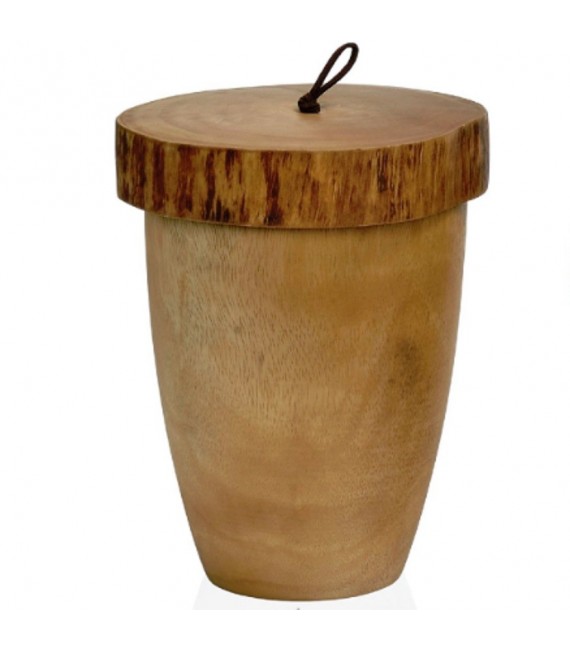 ANDREA HOUSE CAJA MANGO BARK Ø12,7X12,7 CM